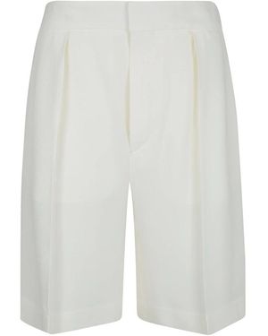 Victoria Beckham Casual Shorts - White