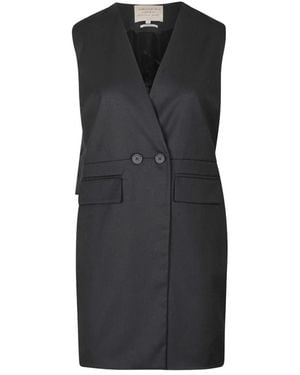ALESSIA SANTI Vests - Negro