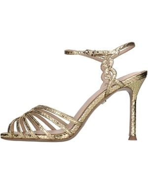 Lola Cruz High Heel Sandals - Natural