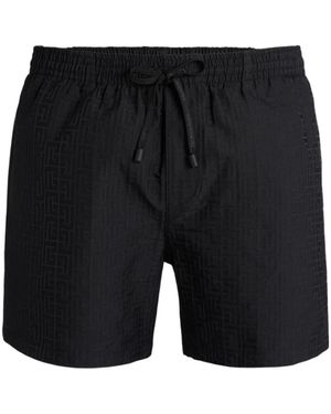 Balmain Badmode ,Zwart ,Polyester Monogram Zwemshorts