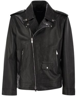 Dondup Leather Jackets - Black