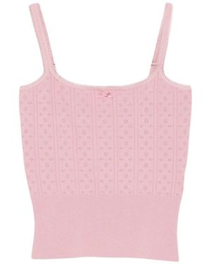 JW Anderson Sleeveless Tops - Pink
