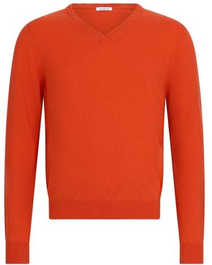 Malo Cashmere Knitwear - Orange