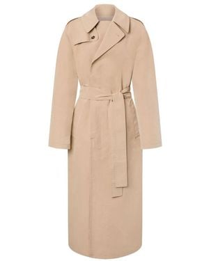 Philosophy Di Lorenzo Serafini Belted Coats - Neutro