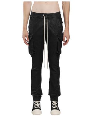 Rick Owens Broeken ,Zwart ,Slim-Fit Broeken