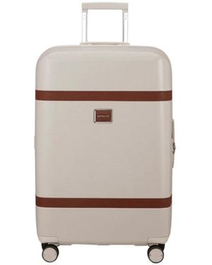 Samsonite Erweiterbarer Trolley Aus Polycarbonat Mit Tsa-Schloss - Natur