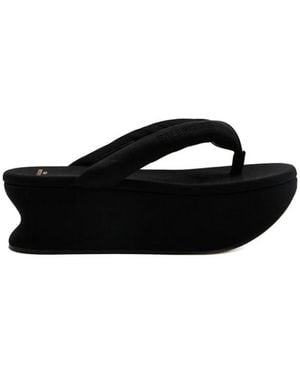 Balenciaga Schoenen ,Zwart ,Leer Gaeta Teenslipper