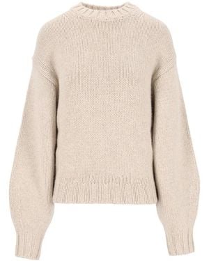 KHAITE Cashmere Knitwear - Neutre