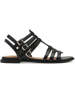 Tamaris Flat Sandals - Black