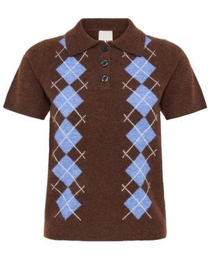 Ichi Polo Shirts - Marrón