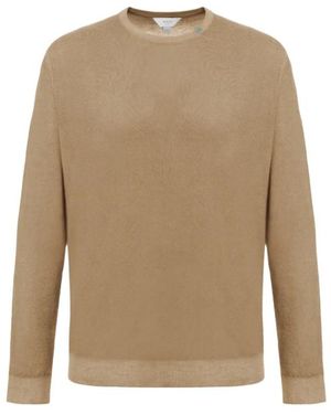 Malo Round-Neck Knitwear - Natural