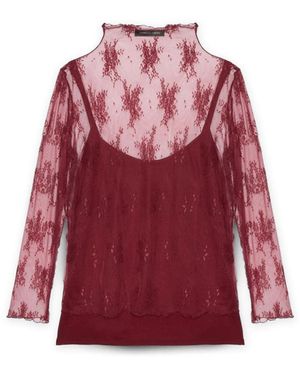 FIORELLA RUBINO Long Sleeve Tops - Rosso