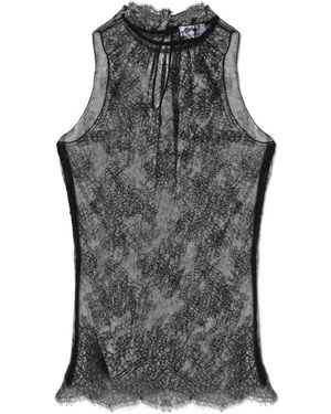 McQueen Spitzentop - Grau
