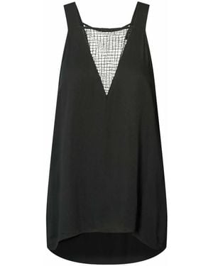 Rabens Saloner Sleeveless Tops - Black