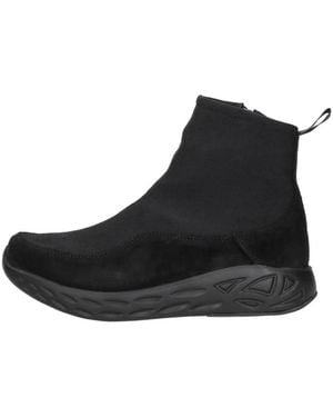 Wolky Rebound Enkellaarsjes Plat - Schwarz