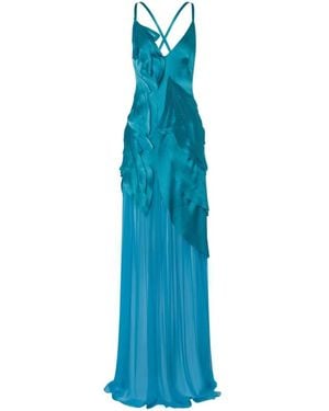 Alberta Ferretti Long Dress - Blue