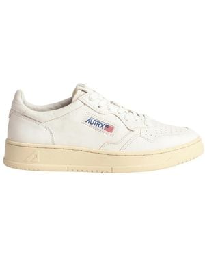 Autry Schoenen ,Wit ,Katoen Medalist
