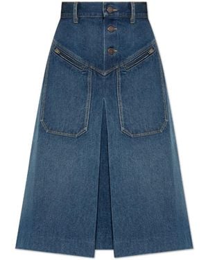 Chloé Denim Skirts - Blauw