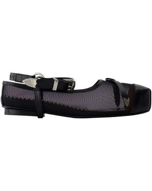 Toga Schoenen ,Zwart ,Leer Aj 1451 Sandalen
