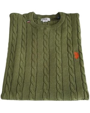U.S. POLO ASSN. Round-Neck Knitwear - Green