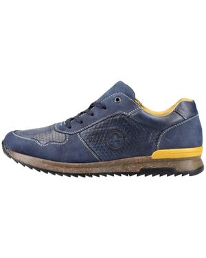 Rieker Moderner Türkiser Herren Sneaker - Blau