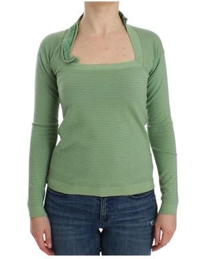 Ermanno Scervino Long Sleeve T-Shirts - Green