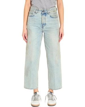 Haikure Cropped Jeans - Blue
