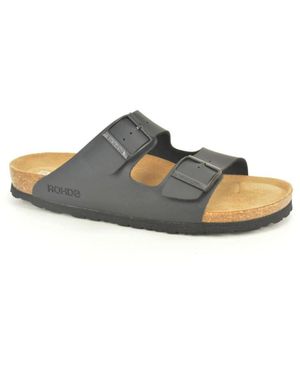 Rohde Schoenen ,Veelkleurig ,Zwart Muil O. 2Gesp - Meerkleurig