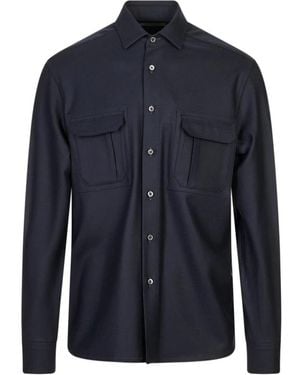 Corneliani Casual Shirts - Blue