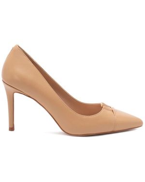 Twinset Schoenen ,Bruin ,Pointed Buckle Pumps - Wit