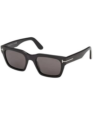 Tom Ford Accessoires ,Zwart ,Ft 133355 Zonnebril - Metallic