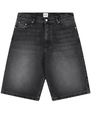Arte' Denim Shorts - Grey
