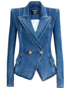 Balmain Jacken - Blau