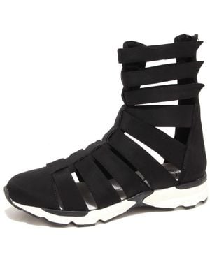 Jeffrey Campbell Flat Sandals - Black
