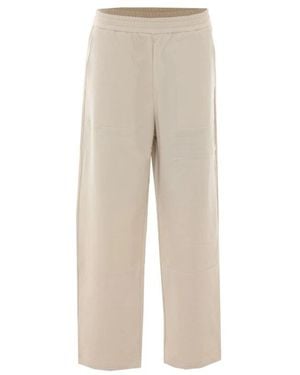 Brunello Cucinelli Broeken ,Wit ,Trainingsbroeken - Naturel