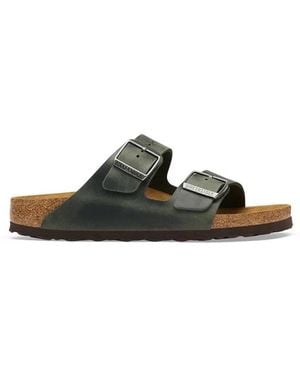Birkenstock Arizona Geöltes Leder - Schwarz