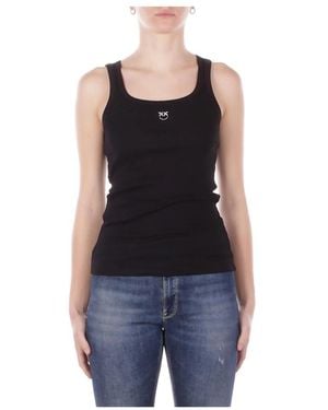 Pinko T-Shirts En Poloshirts - Zwart