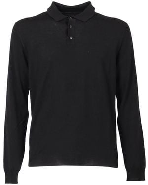 Slowear Polo Shirts - Black