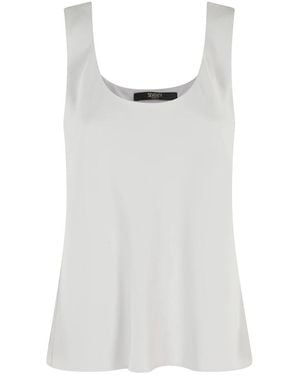 Seventy Sleeveless Tops - White