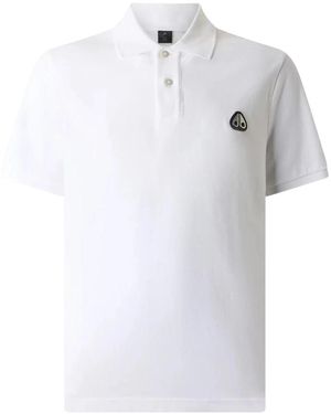 Moose Knuckles Polo Shirts - Blanco