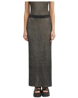 Samsøe & Samsøe Maxi Skirts - Grau