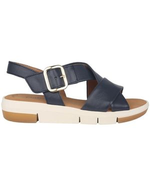 Gabor Flat Sandals - Bleu