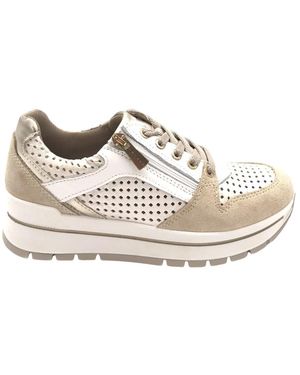 Igi&co Schoenen ,Leer Artika Sneakers - Wit