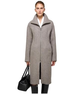 V S P Jassen ,Grijs ,Katoen Zoelle Wool Coat