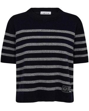 Haute L'Amitié Round-Neck Knitwear - Black