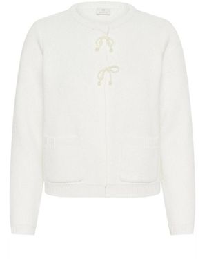 Kaffe Truien & Vesten ,Wit ,Nylon Astrid Cardigan