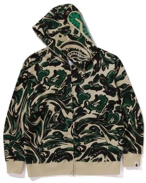 A Bathing Ape Zip-Throughs - Green