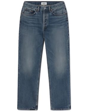 Agolde Lana High-Rise Rechte Jeans - Blauw