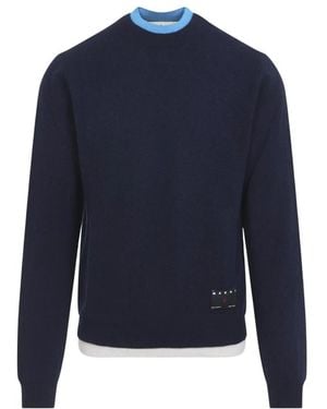 Marni Cashmere Trui - Blauw