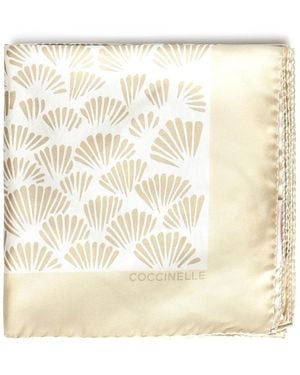 Coccinelle Silky Scarves - Natural